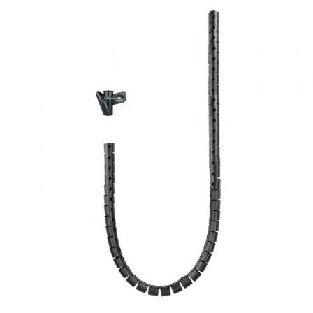 Nanocable Organizador de Cables Flexible 25mm 1m Negro
